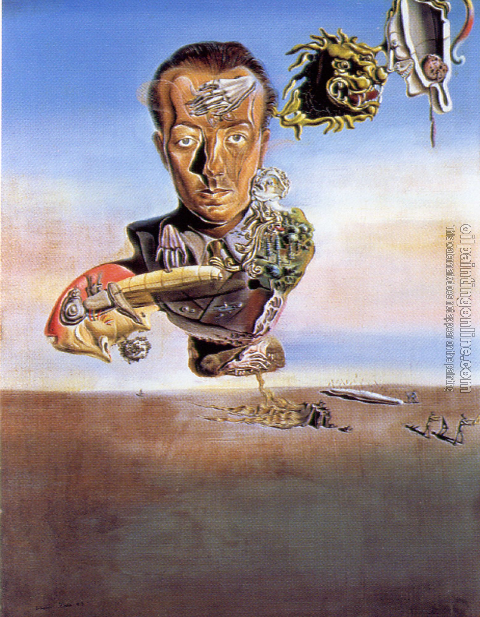 Dali, Salvador - Portrait of Paul Eluard